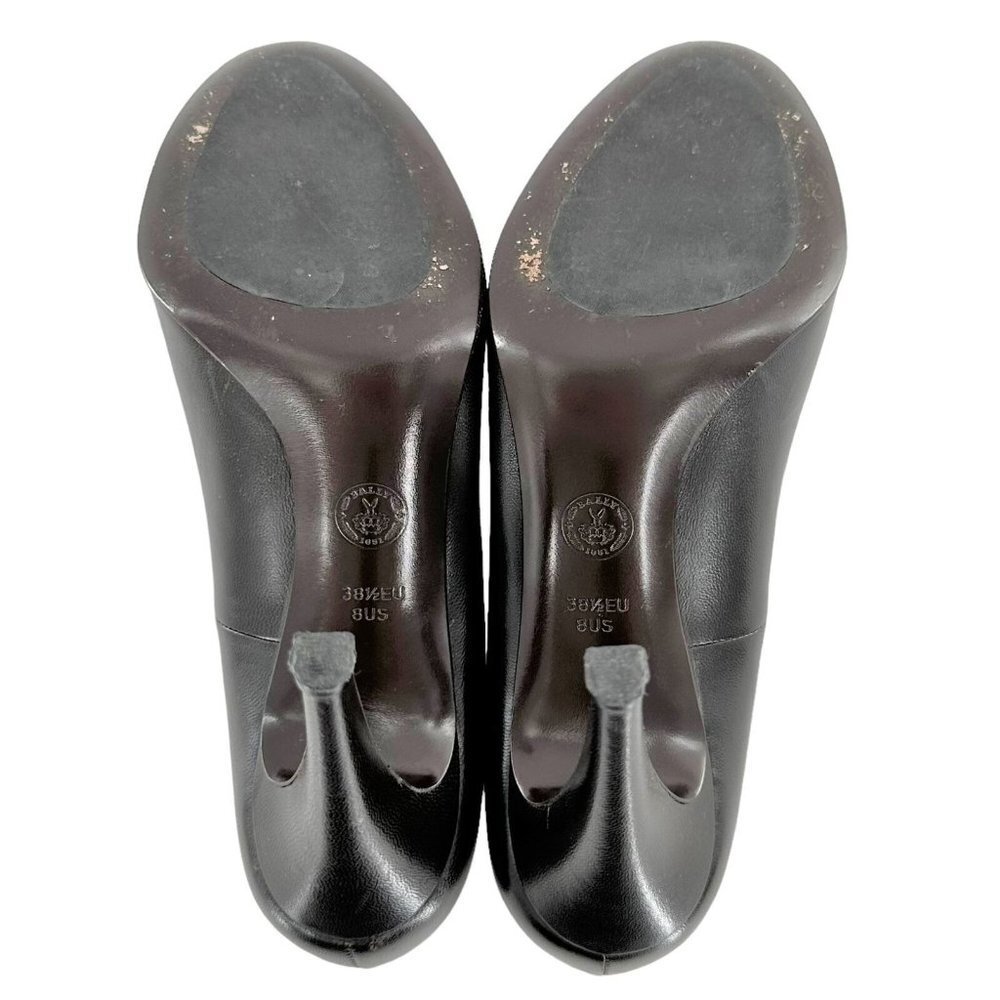 Bally Black Leather Classic High Heel Pump - Picture 8 of 9